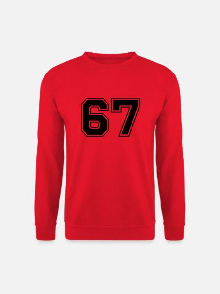 67 - Unisex Pullover - Rot