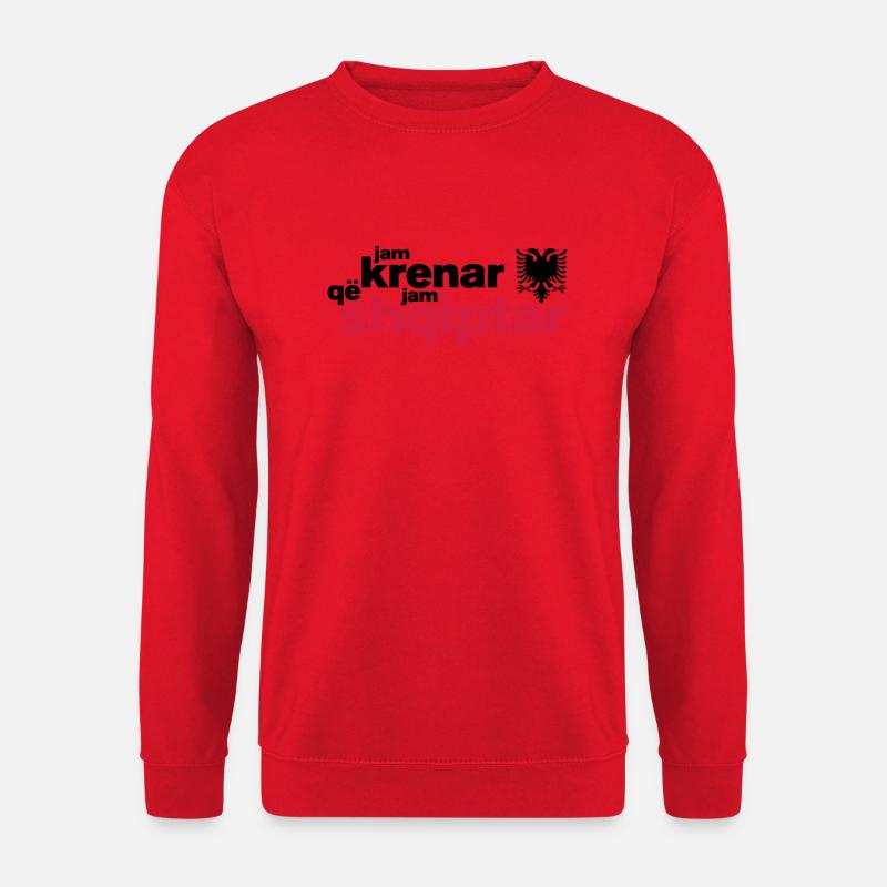 Krenar që jam Shqiptar - Unisex Pullover - Rot