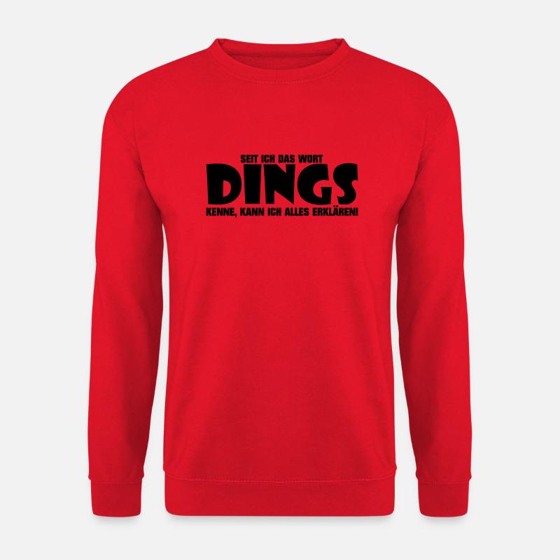 Dings - Unisex Pullover - Rot