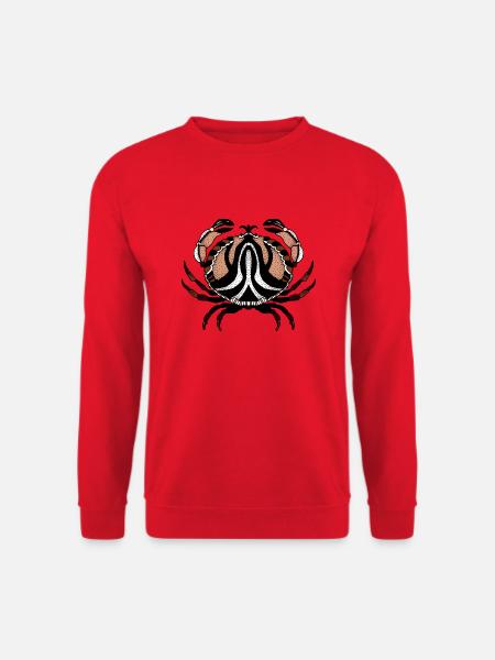 Crabe - Sweat-shirt Unisexe - rouge