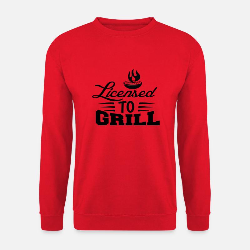 Licensed To Grill - Unisex Pullover - Rot