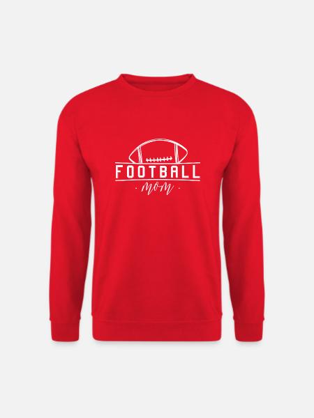 Football Mom Shirts Game Day - Unisex Sweatshirt - red