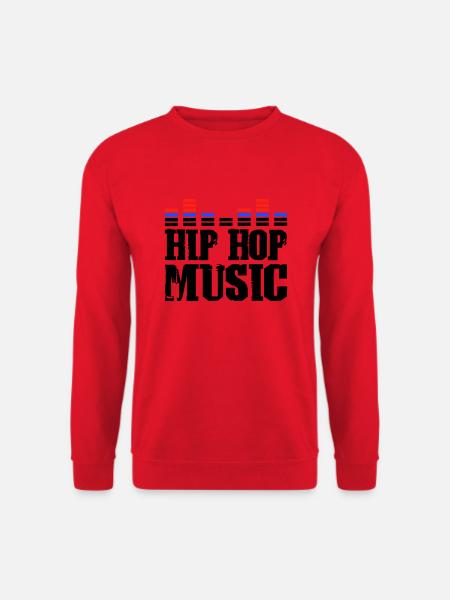 hip hop music - Unisex Pullover - Rot