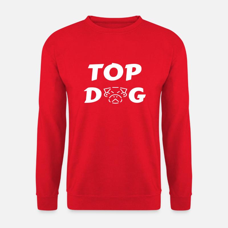 TOP DOG - Unisex Sweatshirt - red