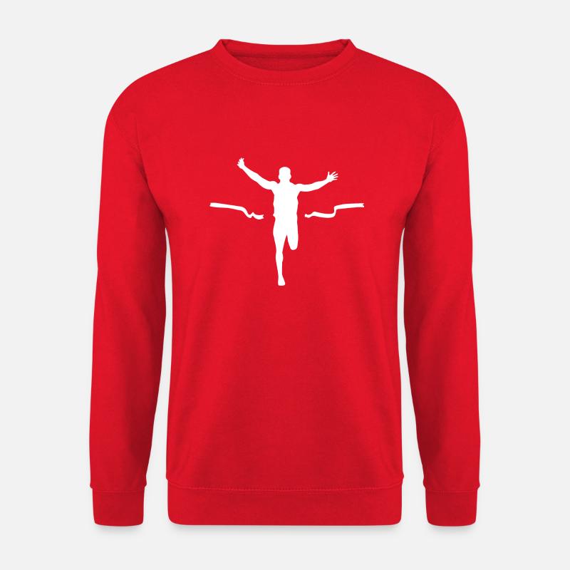Triathlon Swim Bike Run Marathon - Unisex Pullover - Rot