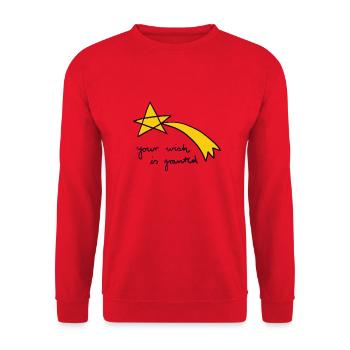 votre souhait est exaucé - Sweat-shirt Unisexe - rouge - Devant - Alina (178cm) & Michal (187cm)
