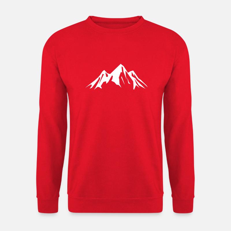 mountains - Unisex Pullover - Rot