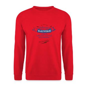 infirmier électrique - Sweat-shirt Unisexe - rouge - Devant - Alina (178cm) & Michal (187cm)