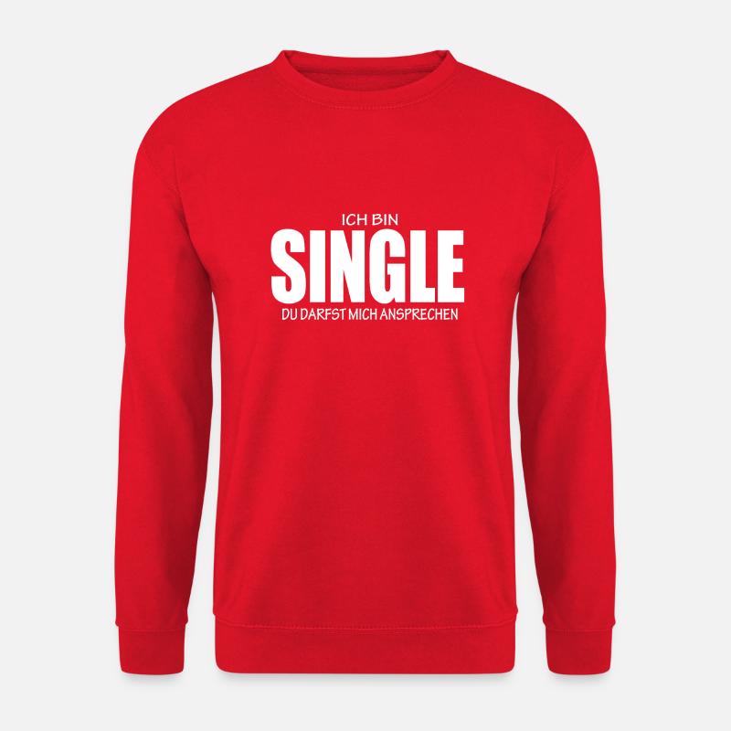Single - Unisex Sweatshirt - red
