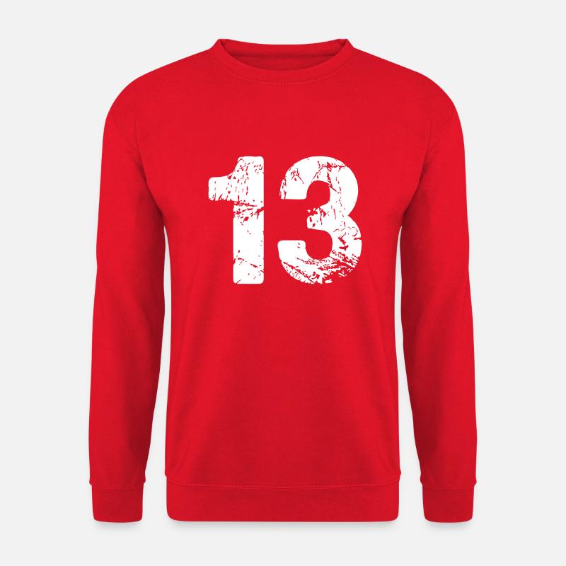 13 - Unisex Pullover - Rot