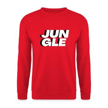 Jungle - Unisex Sweatshirt - red - Front - Alina (178cm) & Michal (187cm)
