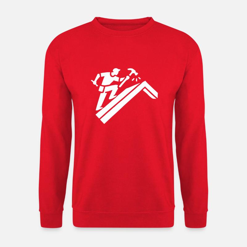 Couvreur - Sweat-shirt Unisexe - rouge