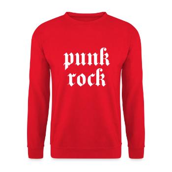 punk rock gothic logo design - Unisex Sweatshirt - red - Front - Alina (178cm) & Michal (187cm)