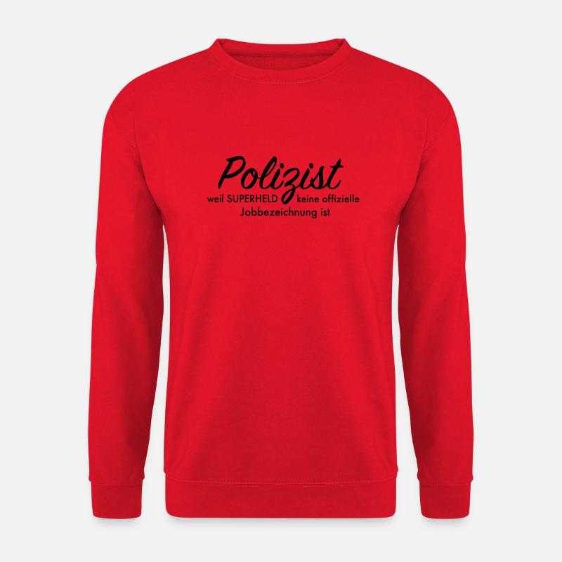 Polizist - Unisex Pullover - Rot