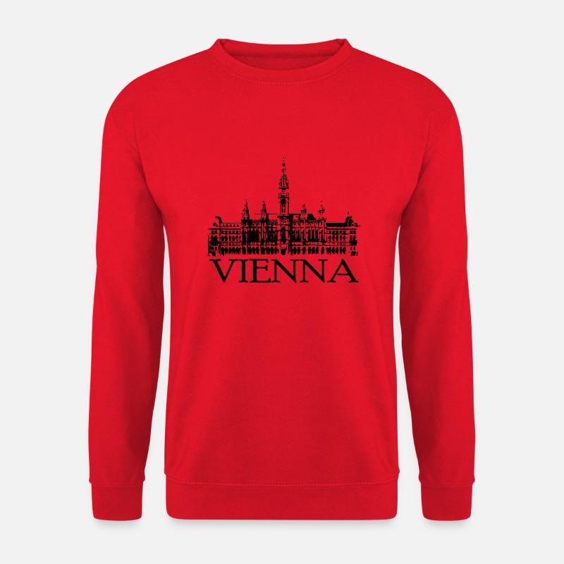 vienna - Unisex Pullover - Rot