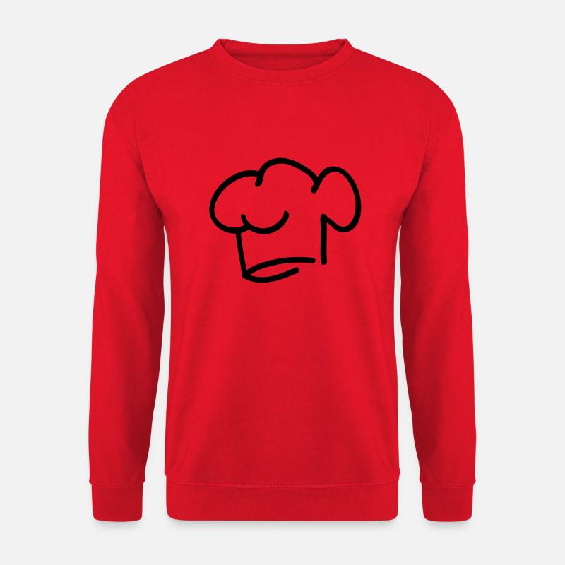 koch_muetze__f1 - Unisex Pullover - Rot