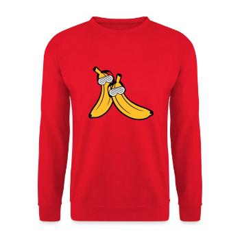 duo couple 2 friends team party party party fun sonnenb - Unisex Sweatshirt - red - Front - Alina (178cm) & Michal (187cm)