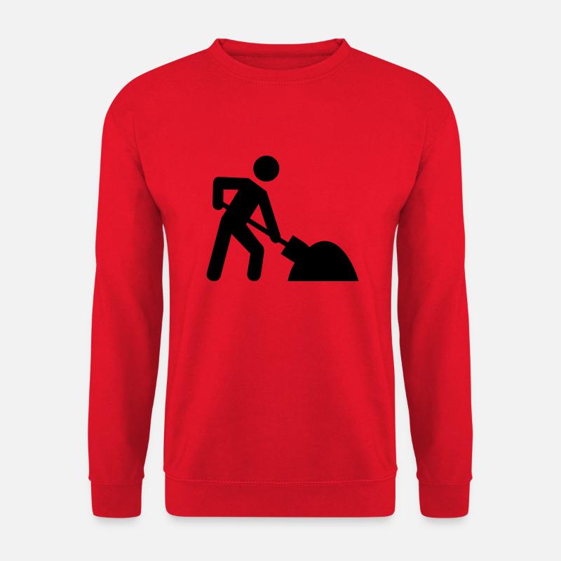 Construction worker - Unisex Sweatshirt - red