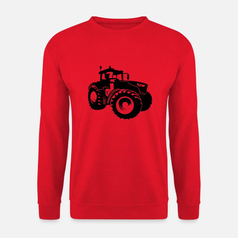 traktor - Sweat-shirt Unisexe - rouge