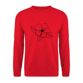 Florist Flower Plant Nature Gardener - Unisex Sweatshirt - red - Front - Alina (178cm) & Michal (187cm)