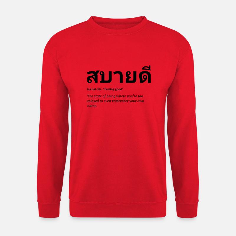 thai - Unisex Pullover - Rot