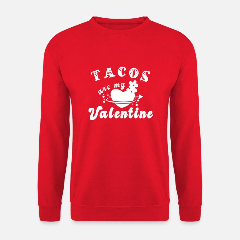 Tacos - Valentine's Day - Unisex Sweatshirt - red