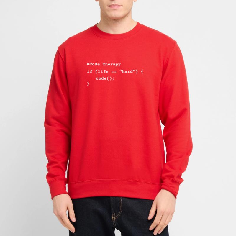 Code Therapy – Funny Programming T-Shirt Unisex Sweatshirt