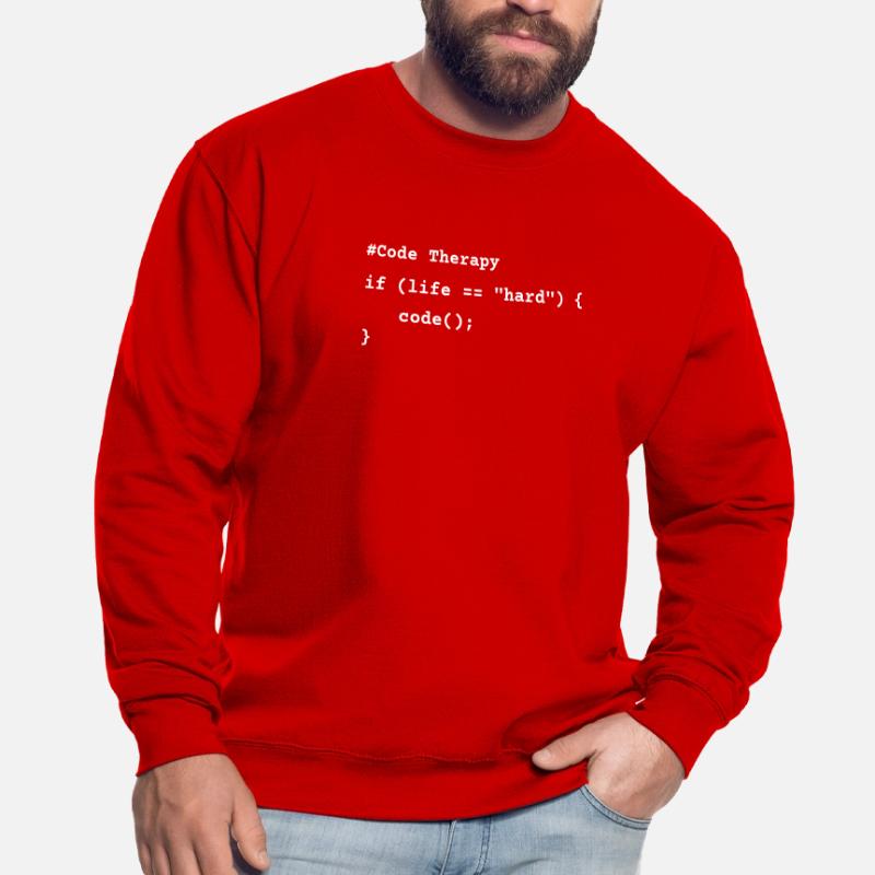 Code Therapy – Funny Programming T-Shirt Unisex Sweatshirt