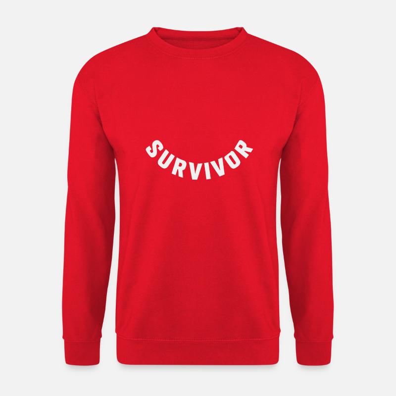 COOLE TEKS - Unisex Pullover - Rot