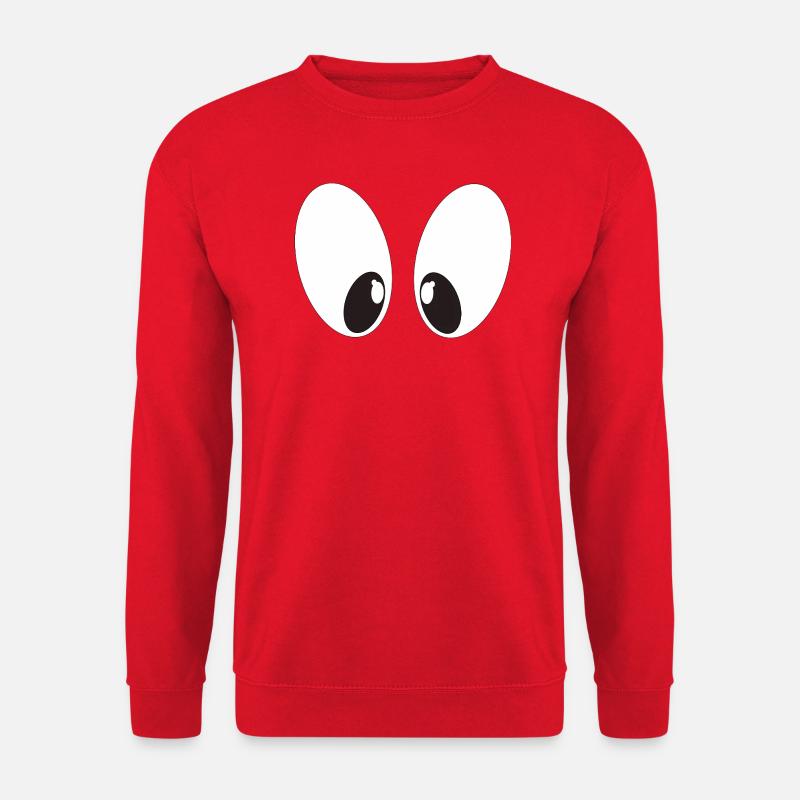 Comic Eyes - Unisex Sweatshirt - red