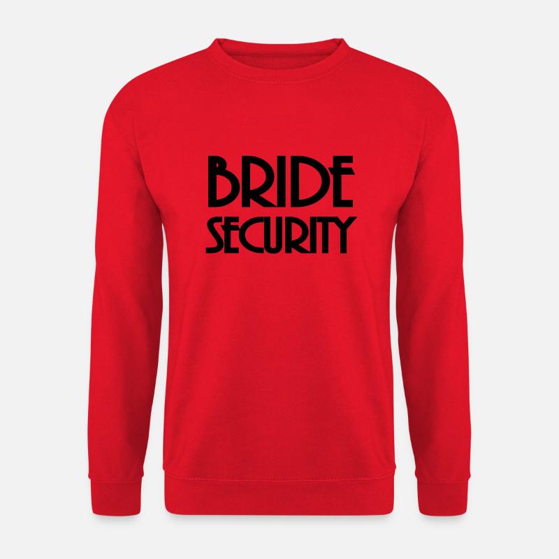 Bride Security - Unisex Sweatshirt - red