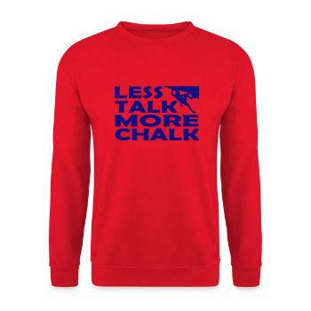 Bouldern Klettern Climbing - Unisex Pullover - Rot - Vorne - Alina (178cm) & Michal (187cm)