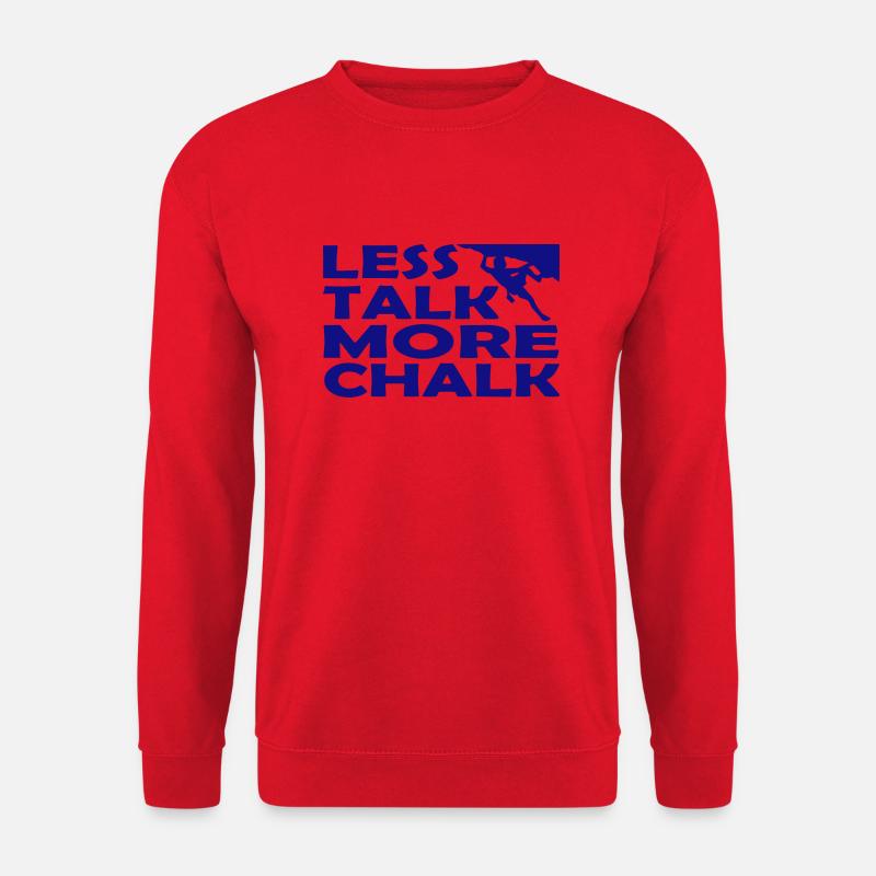 Bouldern Klettern Climbing - Unisex Pullover - Rot