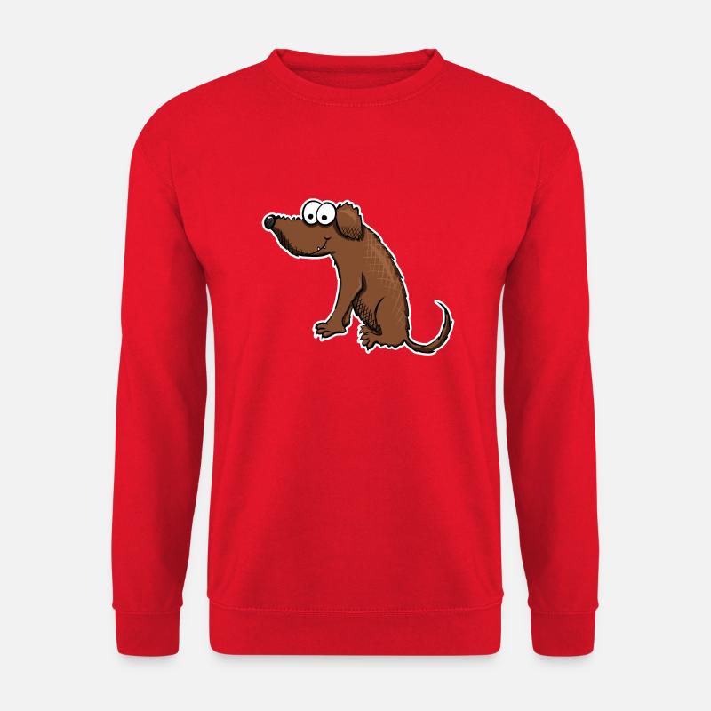 Dog friendly half- - Unisex Sweatshirt - red