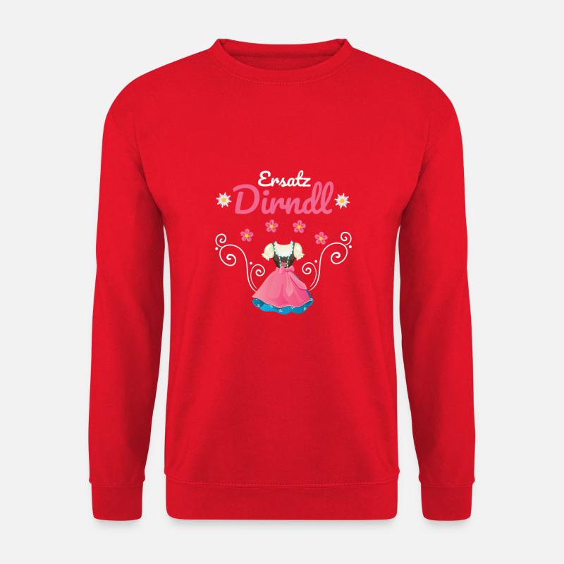 Dirndl Ersatz - Unisex Pullover - Rot