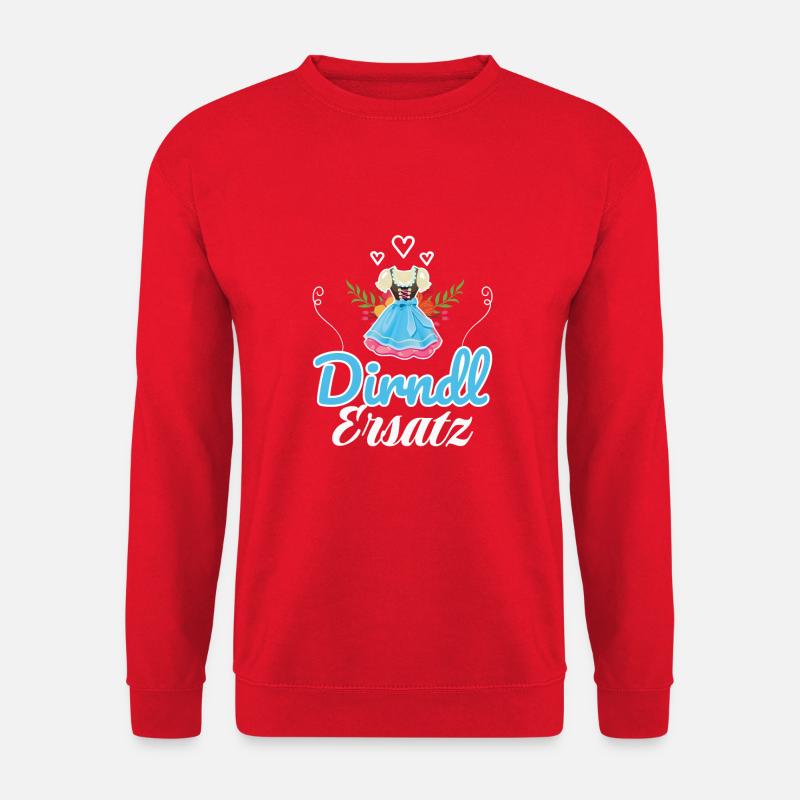 Dirndl Ersatz - Unisex Pullover - Rot