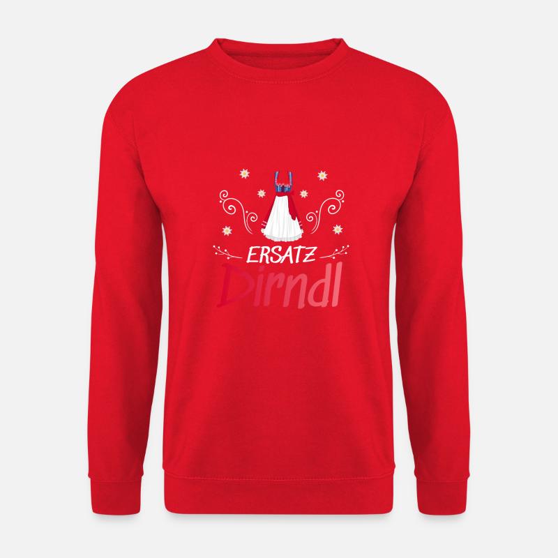 Dirndl Ersatz - Unisex Pullover - Rot