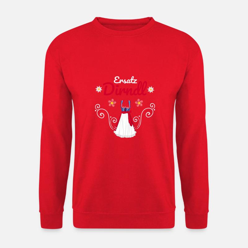 Dirndl Ersatz - Unisex Pullover - Rot