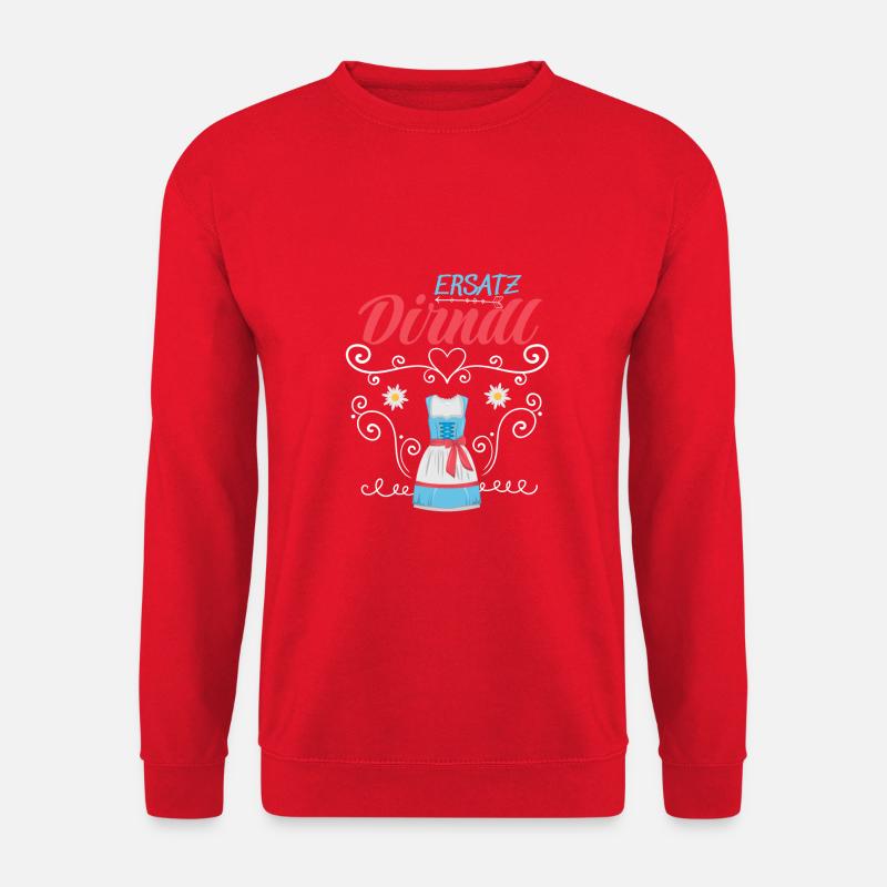 Dirndl Ersatz - Unisex Pullover - Rot