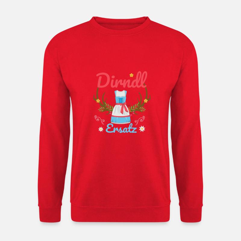 Dirndl Ersatz - Unisex Pullover - Rot