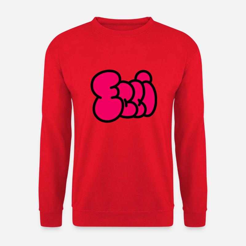 Ballonschrift ELLI pink - Unisex Pullover - Rot