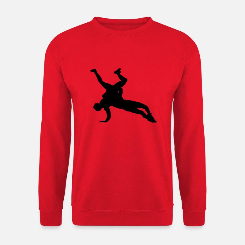 Conception de silhouette de lutte - Sweat-shirt Unisexe - rouge