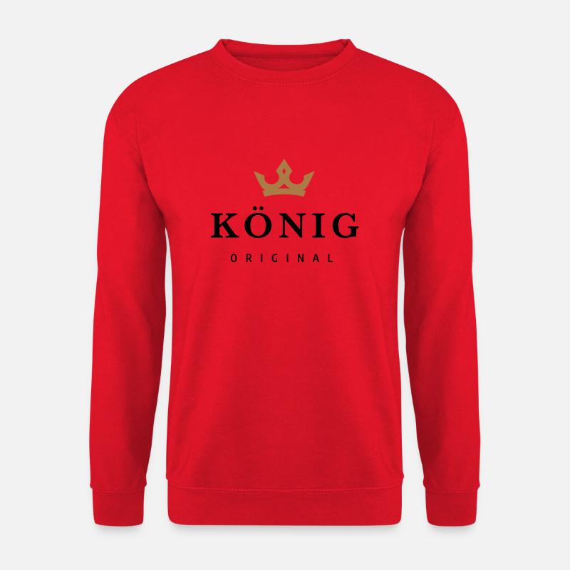 König - Unisex Pullover - Rot