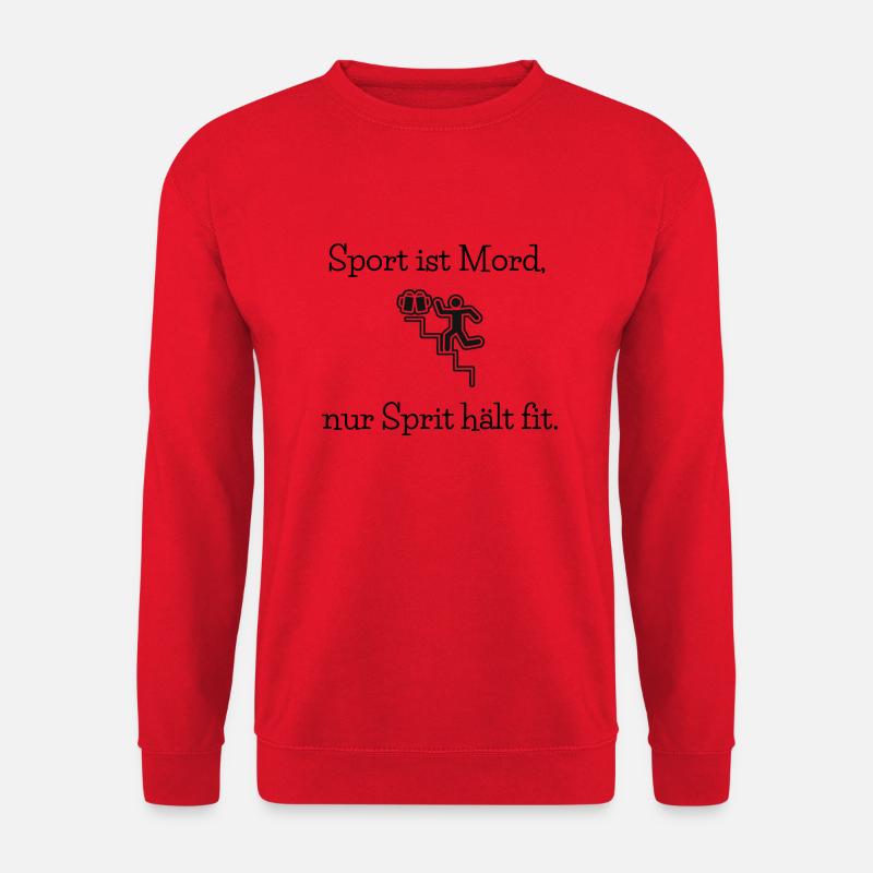 Sport ist Mord - Unisex Pullover - Rot