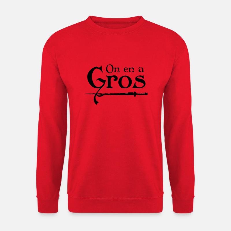 On en a gros - Citation Perceval - Sweat-shirt Unisexe - rouge
