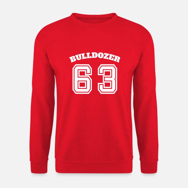 Bulldozer 63 - Unisex Pullover - Rot