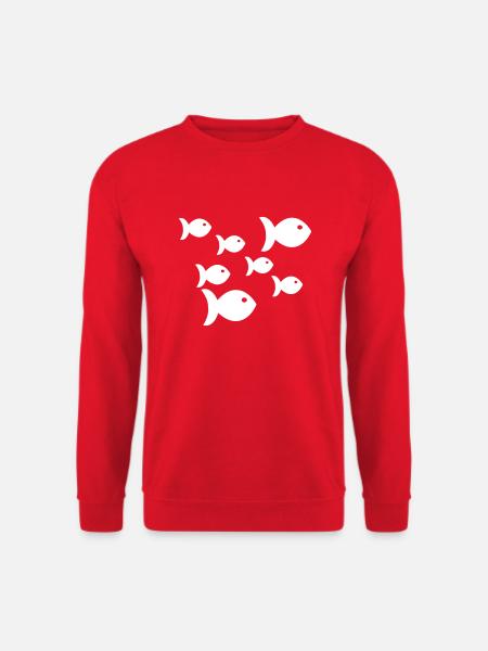 Pisces - Unisex Sweatshirt - red
