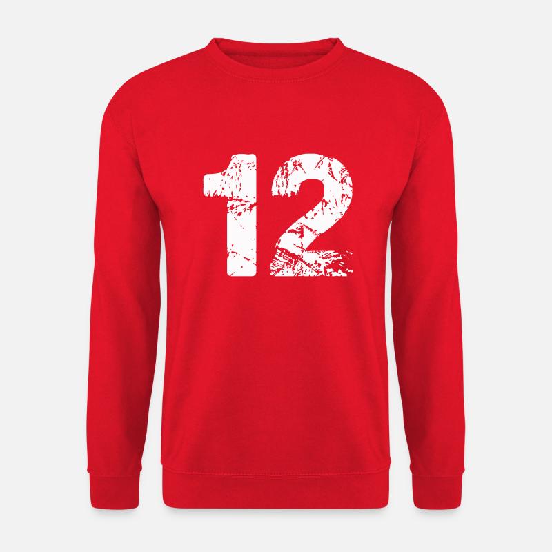 12 - Unisex Pullover - Rot