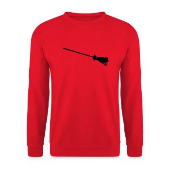 Hexenbesen - Unisex Pullover - Rot - Vorne - Alina (178cm) & Michal (187cm)