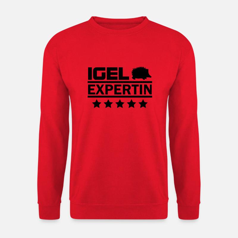 igel expertin - Unisex Pullover - Rot